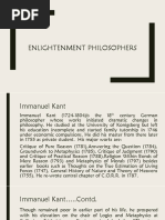 Enlightenment Philosophers