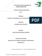 Educación Un Derecho Humano Fundamental