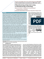 Design and Manufacturing of Sprocket Using Additive Manufacturing Technology