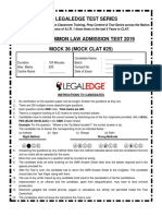 Mock Clat 25 Legal Edge