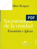 Walter Kasper-Sacramento de La Unidad-Eucaristia e Iglesia PDF