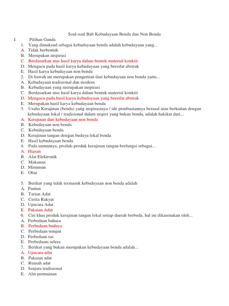 Berikut Ini Yang Bukan Kerajinan Tangan Dengan Inspirasi Budaya Lokal Adalah Masnurul