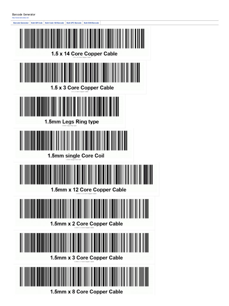 Bulk Barcode Generator Speed