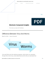 Difference Between Virus and Worms (With Comparison Chart) PDF