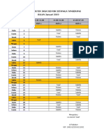 Jadwal DR Ruangan 2019