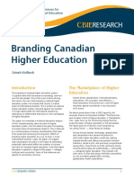 Branding Canadian Higher Education PDF