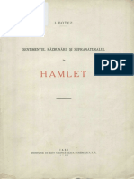  Sentimentul razbunarii si supranaturalul in Hamlet - I.Botez