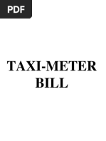 Taxi - Meter