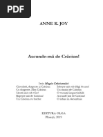 Ascunde-mă de Crăciun! de Anne K. Joy (Magia Crăciunului #9) (Primele Trei Capitole Gratuit)