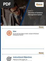 RDBMS - M01 - C01 - PPT - Overview of Database Management System