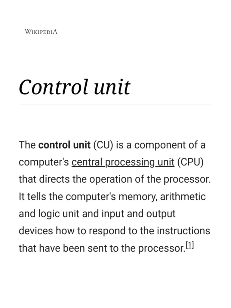 Central processing unit - Wikipedia