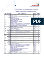 2do SEMESTRE TEORICOS 2007