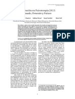 Integracion en Psicoterapia 2015 Pasado PDF