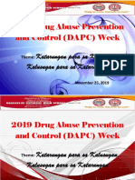 2019 Drug Abuse Prevention and Control
