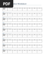 Nashville Numbering Worksheet