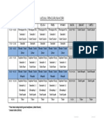 JADUAL PENGURUSAN DIRI