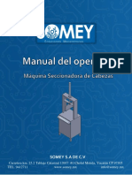 Manual Operadora Máquina Seccionadora de Cabezas