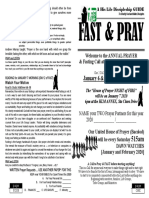 Be a FASTER _ Fasting and Prayer 2020