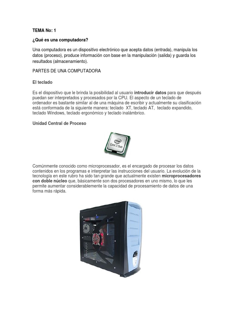 COMPUTACION Primero Basico | PDF | Hardware de la computadora | Archivo ...