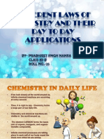 Different Laws of Chemistry and Their Day To