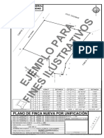 11 EJEMPLO PLANO DE FINCA NUEVA POR UNIFICACION