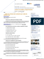 (Cálculo Del Conductor Por Caída de Tensión - (1 - 2 - ) ) PDF