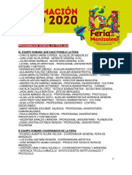 Programación Feria Manizales 64 - FINAL