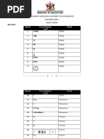 Sea 2019 Mathematics Specimen Paper 2 Mark Scheme