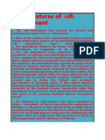 Main Features of 18th Amendment PDF