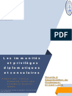 Imminutés Et Priviléges Diplomatiques Et Consulaires - WORD