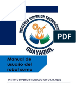 Manual de Usuario Del Robot Sumo