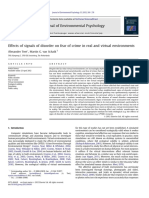 Effects of Signals of Disorder On Fear o PDF
