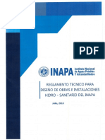 Reglamento Diseño HidroSanitarias- INAPA