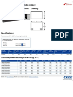 UPS BATT - S12V370 Datasheet