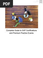 Premium Preparation Guide For SAP Certification