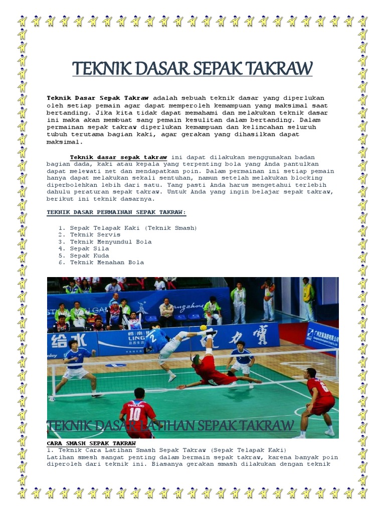 Teknik Sepak Takraw  PDF