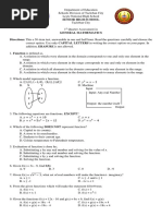 GENERAL MATHEMATICS QUESTIONS