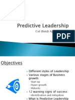 Predictive Leadership