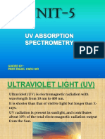 UV Spectroscopy: Principles and Applications