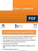 IMPORTAR CURSOS