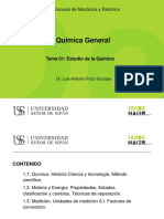 Tema 1. - Estudio de La Quimica