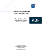 08 - 132 - JPL - Ghaffarian Reliability of Recolumned Area Array Packages 10-20-09