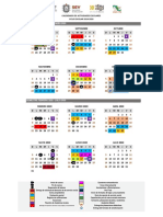 CALENDARIO ESCOLAR CICLO 2019 - 2020