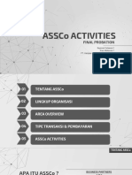 Regional Sulawesi 1 ASSCo Activities Final Probation Report