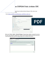 Menambahkan ESP8266 Pada Arduino IDE