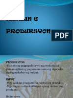 Aralin 6 - Produksyon