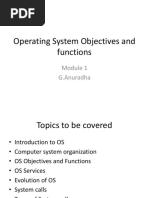 Operating System Objectives and Functions d2