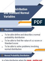 Normal Distribution and Standard Normal Variable