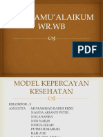 Makalah Model Kepercayaan Kesehatan