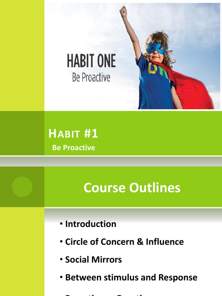 Proactive vs. Reactive Mindset Guide | PDF | Cognition | Behavioural ...